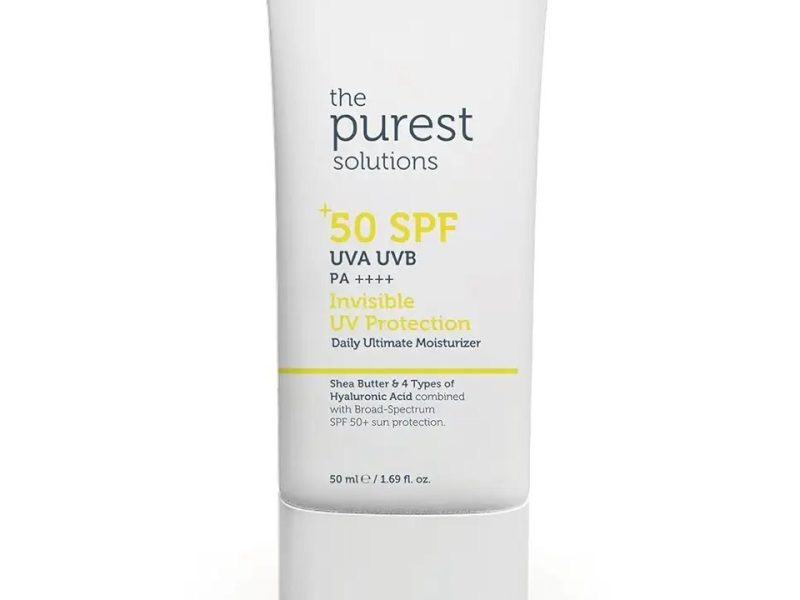 The Purest Solutions, Yüksek Koruma ve Nemlendirici Etkili Güneş Koruyucu Krem SPF 50, 50 ml