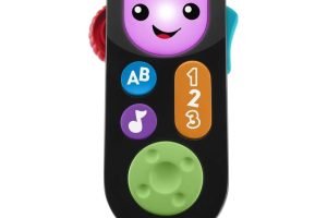 🛍️ Fisher Price Eğlen ve Öğren İzle ve Öğren Kumanda   çok dilli seri, eğitici içeriğiyle elektronik taklit oyuncağı, bebekler ve yürüme çağındaki çocuklar için HHH27