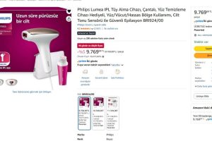 Philips Lumea IPL Tüy Alma Cihazı, Çantalı, Yüz Temizleme Cihazı Hediyeli, Yüz/Vücut/Hassas Bölge Kullanımı, Cilt Tonu Sensörü ile Güvenli Epilasyon BRI924/00