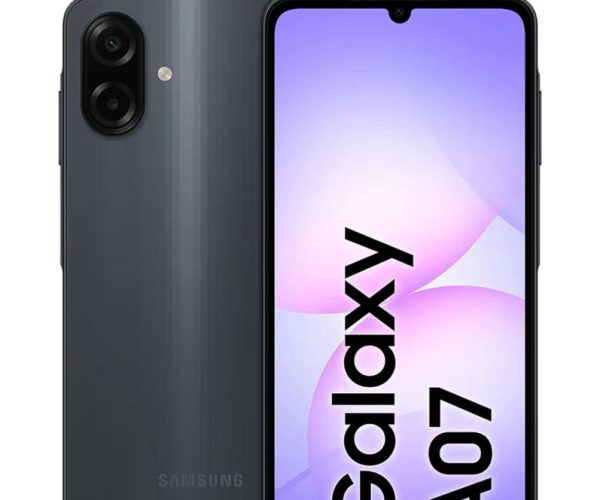 Samsung Galaxy A07 LTE, Android Akıllı Telefon, 4GB RAM, 128GB Hafıza, Siyah, Büyük Ekran, 6 nm işlemcisiyle (Samsung Türkiye Garantili)
