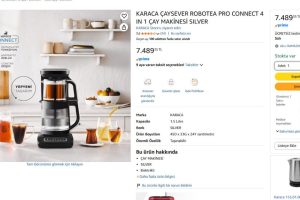 KARACA ÇAYSEVER ROBOTEA PRO CONNECT 4 IN 1 ÇAY MAKİNESİ SILVER