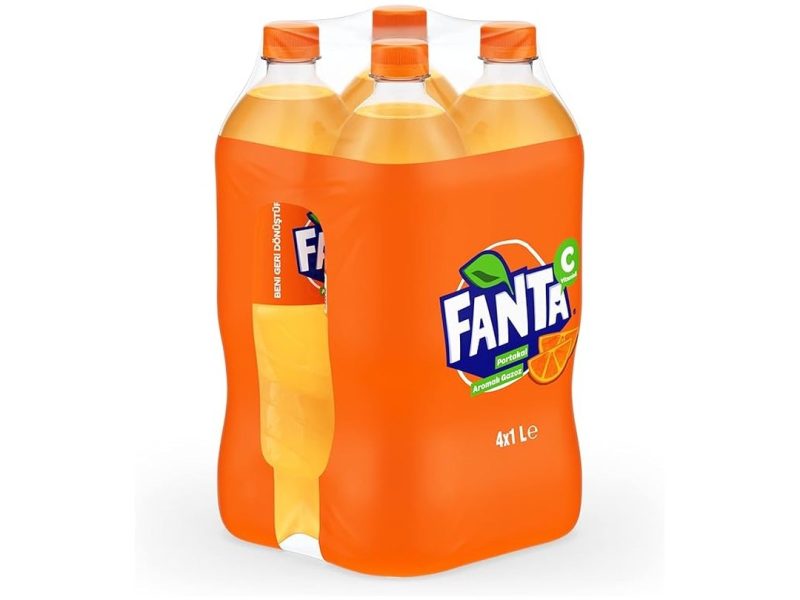 🛍️ Fanta Portakal Aromalı Pet 4×1 L