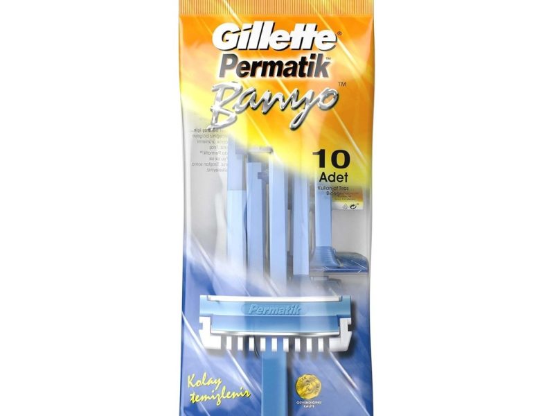 🛍️ Gillette Permatik Banyo Kullan At Erkek Tıraş Bıçağı 10 Adet