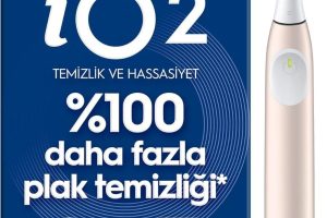 Oral-B İo2 Pembe Şarjlı/Elektrikli Diş Fırçası, 1 Fırça Başlığı, Tek Şarjda 4 Haftaya Varan Kullanım