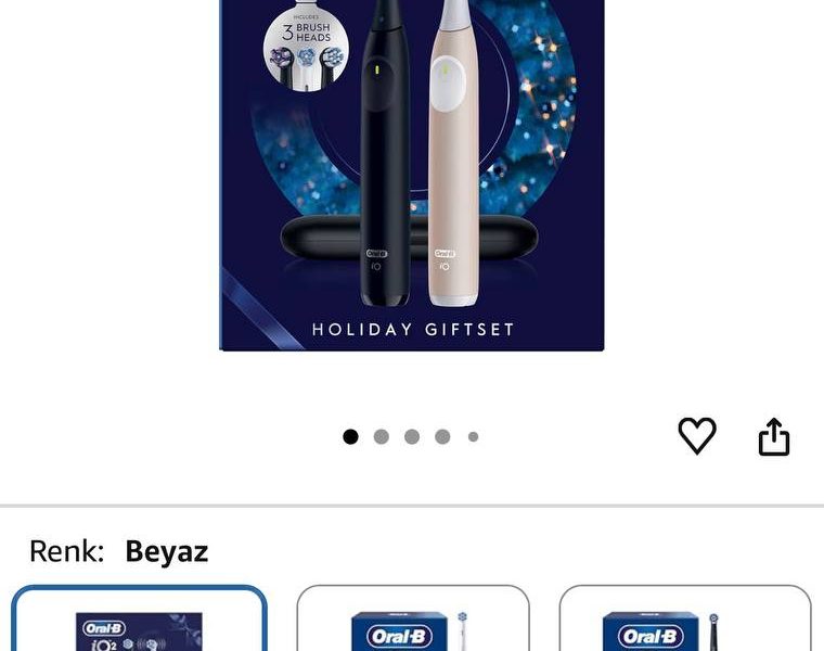 Oral-B iO2 Hediye Şarjlı Fırça