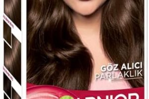 (%10.45) Garnier Çarpıcı Renkler Saç Boyası 5.0 Parlak Açık Kahve