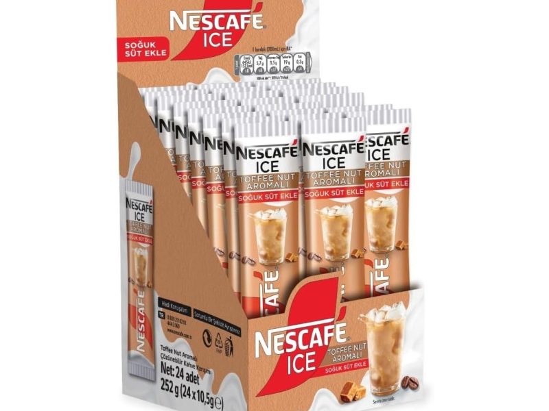 🛍️ NESCAFÉ Ice – Toffee Nut Aromalı 24’lü Paket (24 x 10.5 g)