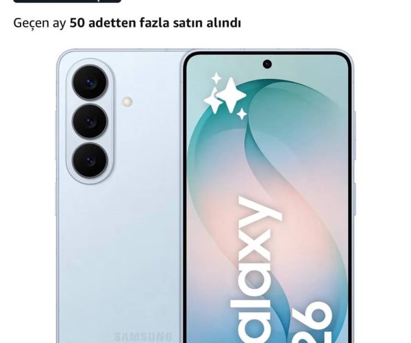 Samsung Galaxy S26 Gök Mavisi, 256GB Depolama, Yapay Zeka Telefonu, 12GB Bellek