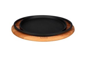 🛍️ Lava Döküm Pizza/Krep/Pankek Tavası, Ahşap Altlıklı   LV AS 120   LV AS 133