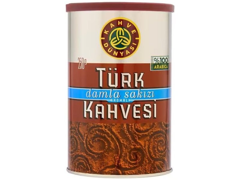 🛍️ Kahve Dünyası Damla Sakızlı Türk Kahvesi 250g