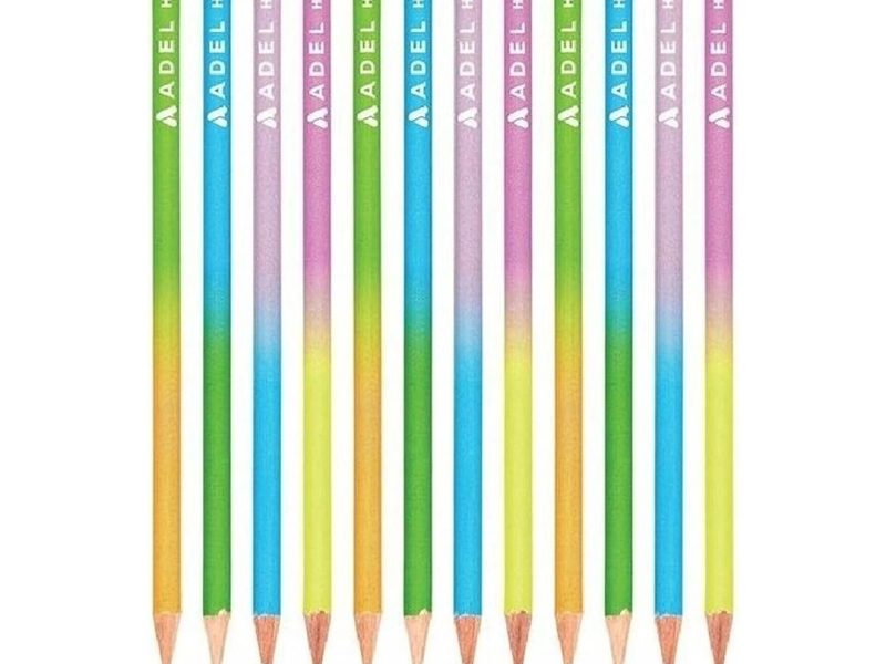 🛍️ Adel Mash Pastel Kurşun Kalem HB, Renkli, 12’li Set