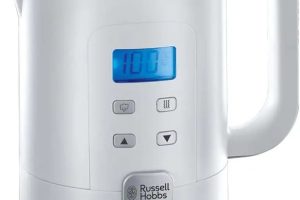 Russell Hobbs Hassas Su Isıtıcısı, 1.7l, 2200W, dijital sıcaklık ayarı ve LCD ekran, bebek maması ve çayın hazırlanması için ayarlanabilir 25 ° -100 ° C, sıcak tutma fonksiyonu, çay makinesi 21150-70