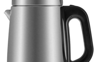 Homend Royaltea 1711h Çelik Çay Makinesi Inox Siyah