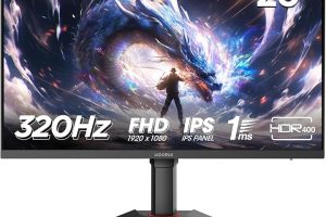 (%15) Koorui G2511E 24.5 İnç Monitör, 320Hz E-Spor Monitörü, IPS FHD 1080p, Adaptive-Sync, 2x HDMI 2.0 + DP 1.4,%99 sRGB, Profesyonel Oyun Monitörler — %15 İndirim
