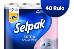Selpak Extra 40’lı Pamuklu Pudra Kokulu Tuvalet Kâğıdı