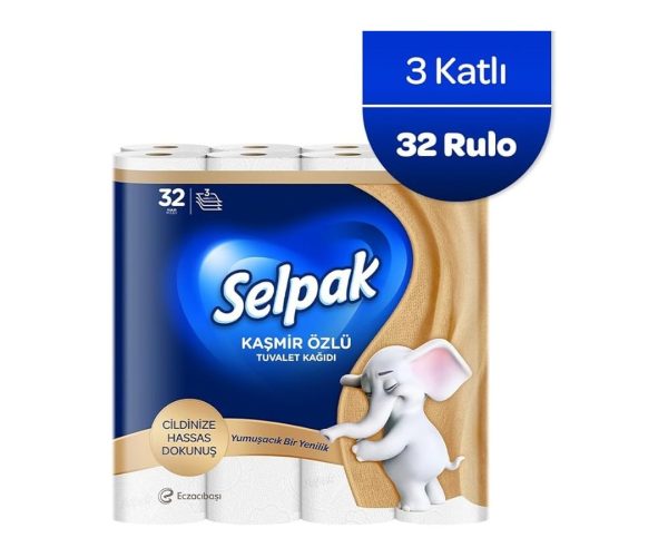 🛍️ Selpak Extra Kaşmir Özlü Tuvalet Kağıdı 32 li