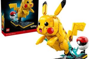 LEGO Pokémon™ Pikachu ve Poké Topu 72152 – Yetişkinler için Duruşu Ayarlanabilir Figür İçeren Video Oyunu Modeli Yapım Seti (2050 Parça)