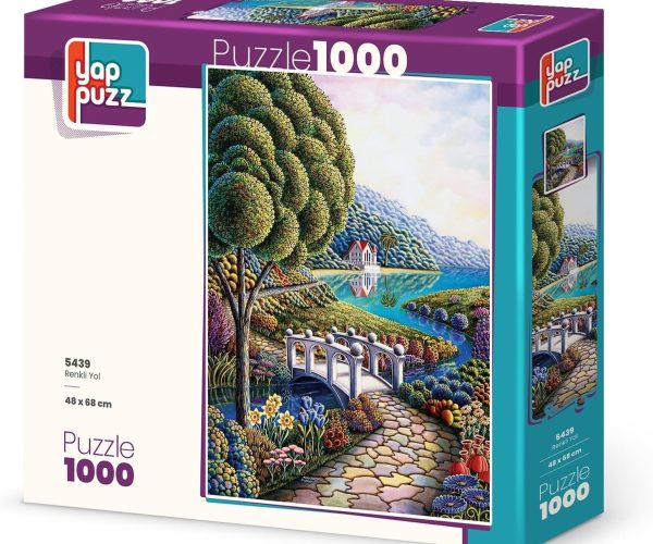 Renkli Yol 1000 Parça Puzzle
