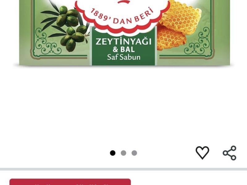 Hacı Şakir Zeytinyağı & Bal 4×150 gr Kalıp Sabun