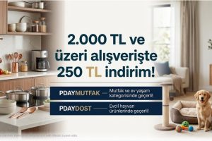 🎟️ PDAYMUTFAK — Mutfak ve ev yaşam kategorisinde geçerli! — %87 İndirim
