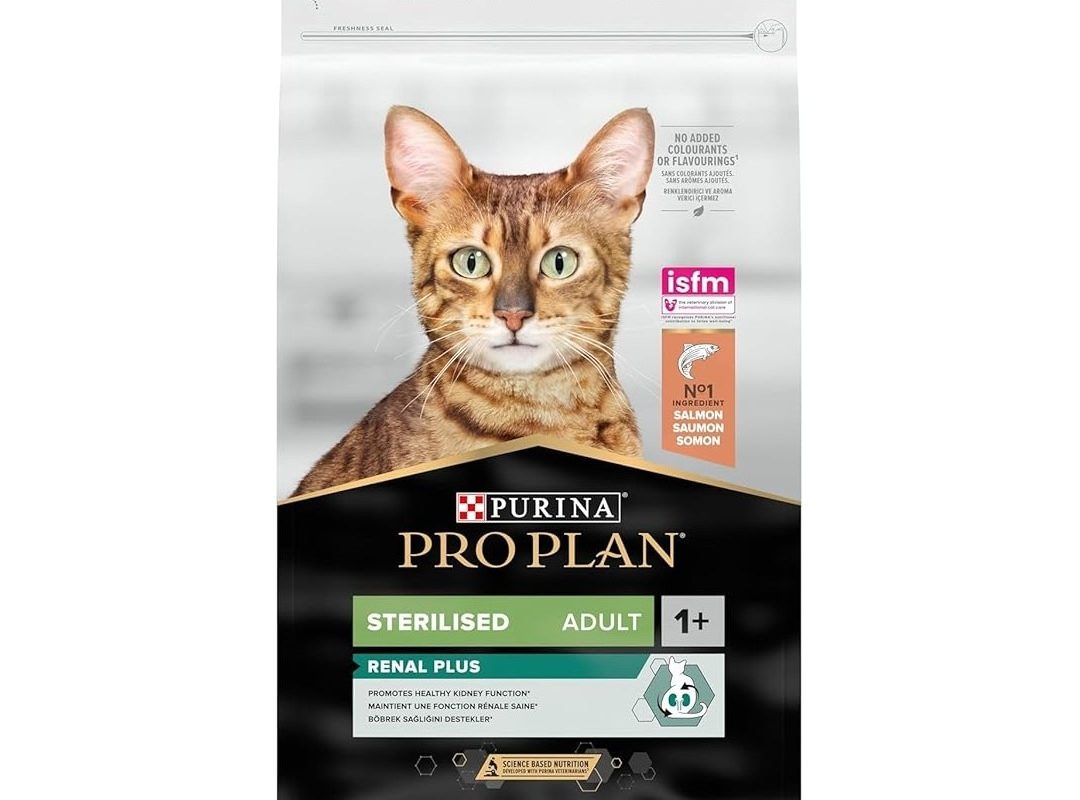 🛍️ Pro Plan Sterilised Kısırlaştırılmış Kediler için Somonlu Kedi Maması, 10 Kg