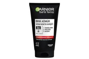🛍️ Garnier Skin Naturals Saf & Temiz Siyah Nokta Karşıtı Kömürlü 3’ü 1 arada (1 x 150 ml)