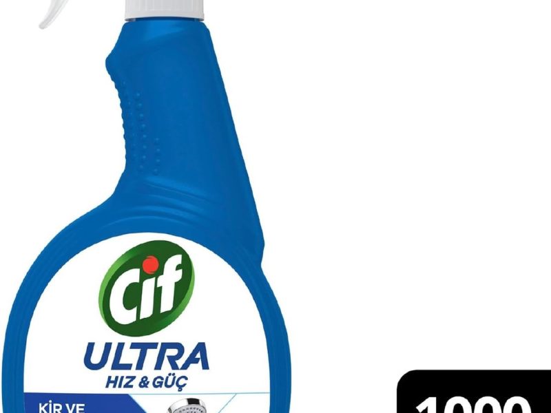 Cif Ultra Hız & Kireç Sökücü Sprey Leke ve Kir Çıkarıcı 1000 ml