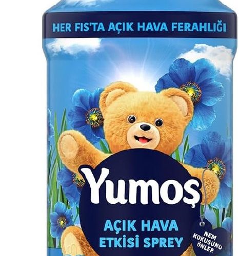 Yumoş Açık Hava Etkisi Sprey Yıkanması Zor Eşyalar İçin Giysi Spreyi Mavi Gelincik 430 Ml