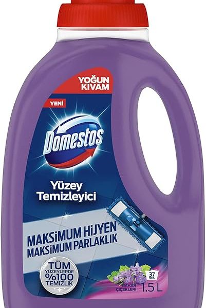 (%-14.7) Domestos Yüzey Temizleyici Bahar Çiçekleri Maksimum Hijyen Tüm Yüzeyler için Yüzey Temizleyici 1500 ml