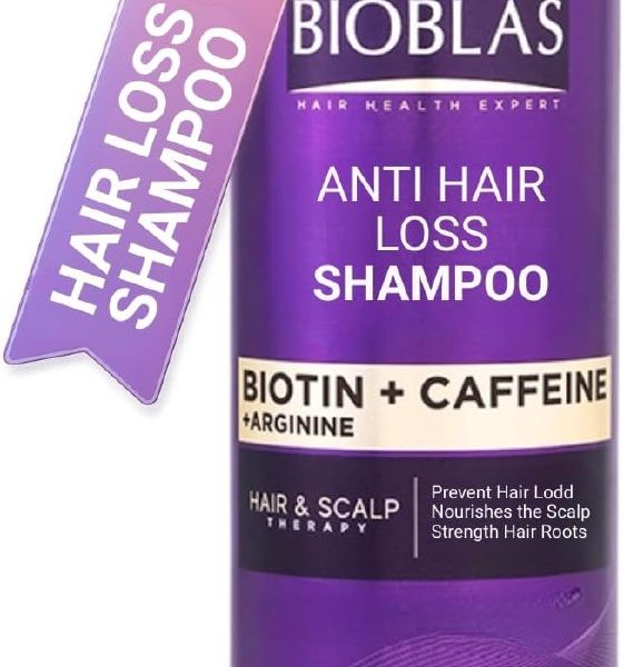 Bioblas Biotin Kafein Arjinin Şampuan – Saç Dökülmesine Karşı Güçlü Bitkisel Formül, Sülfatsız, BIOCOMPLEX B19 ile, 400 ml