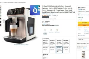 Philips 5500 Serisi LatteGo Tam Otomatik Espresso Makinesi 20 Sıcak ve Soğuk İçecek, Renkli Dokunmatik Ekran, Beyaz Roze Renk, QuickStart, SilentBrew Teknolojisi (EP5543/80)
