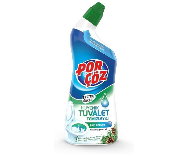 🛍️ PORÇÖZ Tuvalet Temizleyici Jel Ekstra Güçlü Çam Kokulu 750 ml