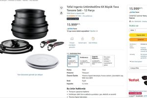 Tefal Ingenio UnlimitedOne 6X Büyük Tava Tencere Seti – 12 Parça