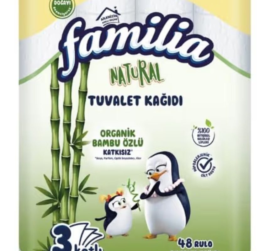 Familia Natural Tuvalet Kağıdı 48 Rulo 3 Katlı