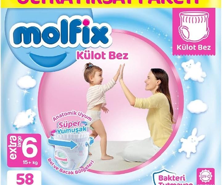 (%34.72) Molfix Külot Bez 6 Beden Ekstra Large Ultra Fırsat Paketi 58 Adet