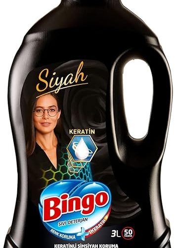 (%50.5) Bingo Siyahlar Keratinli 50 Yıkama Sıvı Çamaşır Deterjanı ( 1 x 3000 mL)
