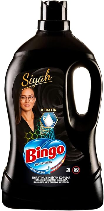 (%50.5) Bingo Siyahlar Keratinli 50 Yıkama Sıvı Çamaşır Deterjanı ( 1 x 3000 mL)