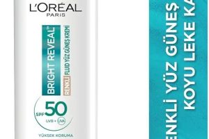 L’Oreal Paris Bright Reveal Spf 50+ Koyu Leke Karşıtı Renkli Fluid Günlük Yüz Güneş Kremi 50 ml – Light
