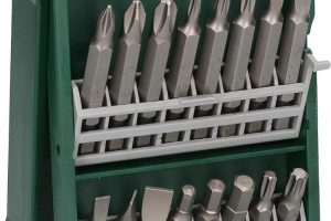 Bosch Professional Accessories X/Line Mini 25 Parça Vidalama Seti, Plastik Kutu, Yeşil