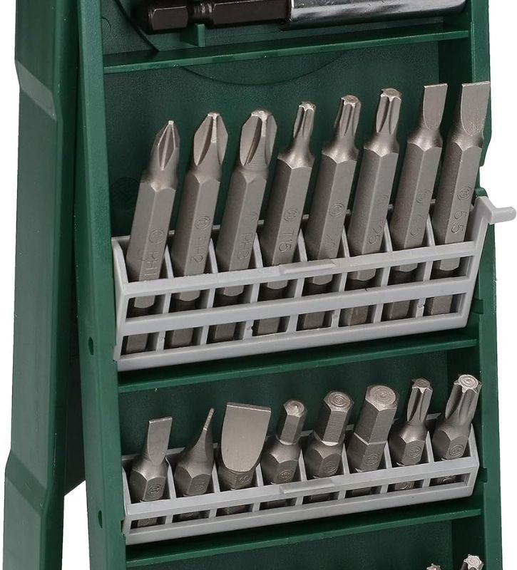 Bosch Professional Accessories X/Line Mini 25 Parça Vidalama Seti, Plastik Kutu, Yeşil