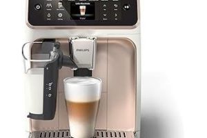 Philips 5500 Serisi LatteGo Tam Otomatik Espresso Makinesi 20 Sıcak ve Soğuk İçecek, Renkli Dokunmatik Ekran, Beyaz Roze Renk, QuickStart, SilentBrew Teknolojisi (EP5543/80)