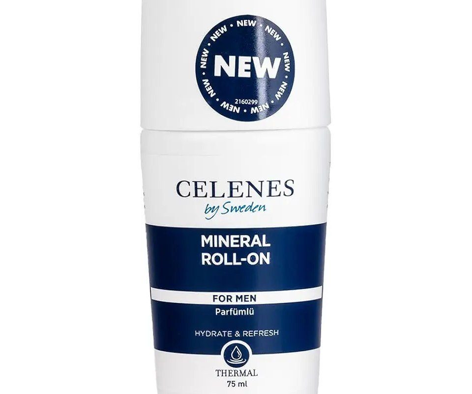 Celenes By Sweden Thermal Roll-On Beyazlatıcı Koltukaltı İçin Erkeklere Özel 75 ml