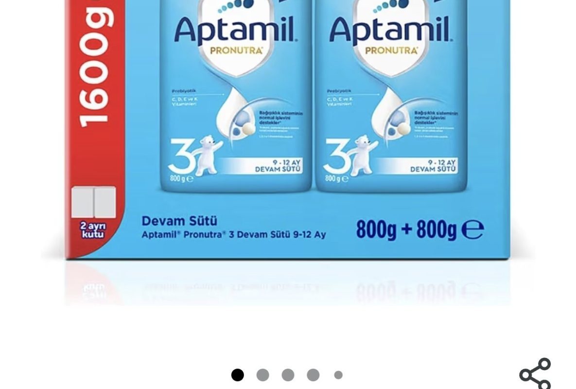 Aptamil 3 Prebiyotikli Devam Sütü 800 x 2 Adet 1600 Gr