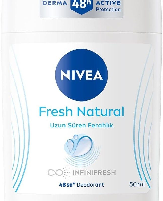 NIVEA Kadın Stick Deodorant Fresh Natural 50ml, Ter Kokusuna Karşı 48 Saat Koruma, Uzun Süren Ferahlık — %66 İndirim