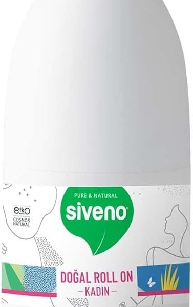 (%42.89) Siveno%100 Doğal Roll On Kadın Deodorant Ter Kokusu Önleyici Bitkisel Leke Bırakmayan Vegan 50 ml