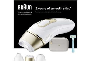 Braun IPL Silk-expert Pro 5, Evde Lazerle Tüy Alma, Çanta, 3 Başlık, PL5351
