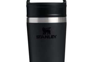 Stanley Cafe To-Go Travel Mug Termos Bardak, Siyah, 0.23 Litre