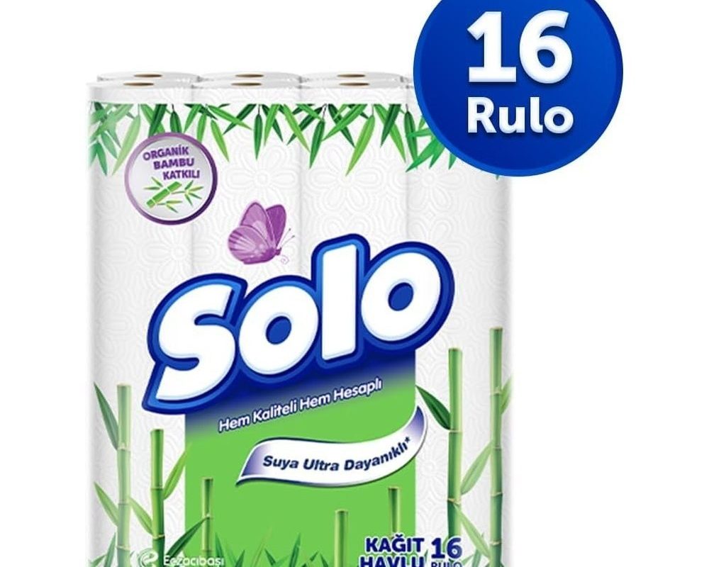 SOLO Bambu Katkılı Kağıt Havlu 16’lı