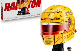 LEGO Editions Scuderia Ferrari HP Lewis Hamilton Kaskı 43022-14 Yaş ve Üzeri Çocuklar için Yarış Kıyafeti Giyen Minifigür İçeren Yaratıcı Oyuncak Yapım Seti, Hediye Fikri (884 Parça)