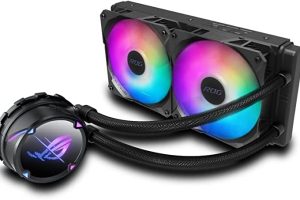 (%33.34) ASUS ROG STRIX LC 240 Fan Sıvı CPU Soğutucusu, Aura Sync, RGB, 120 mm